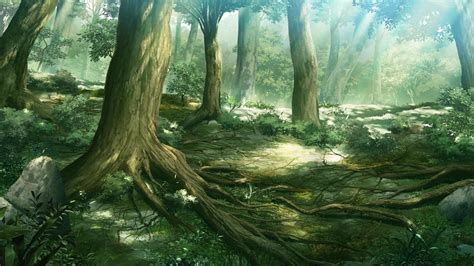 Anime Forest Wallpapers - Top Free Anime Forest Backgrounds - WallpaperAccess