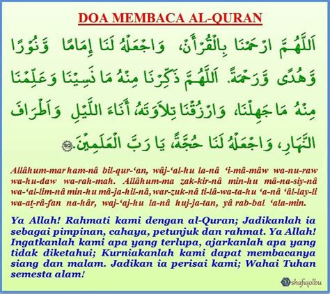 Doa Selepas Membaca Al Quran Doa Mula And Selepas Membaca Quranpdf | Porn Sex Picture