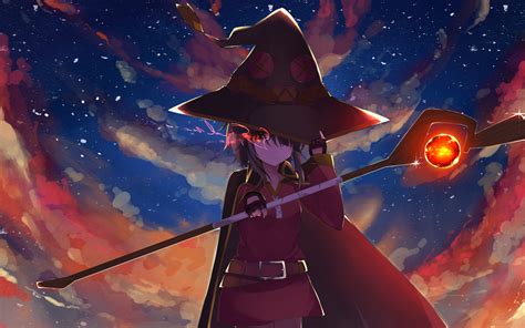 Fondos de pantalla : Anime, Chicas anime, Kono Subarashii Sekai ni Shukufuku wo, Megumin ...