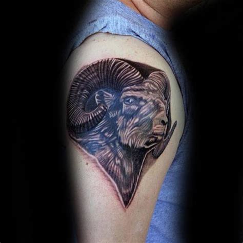 100 Ram Tattoo Designs For Men - Bighorn Sheep Ink Ideas