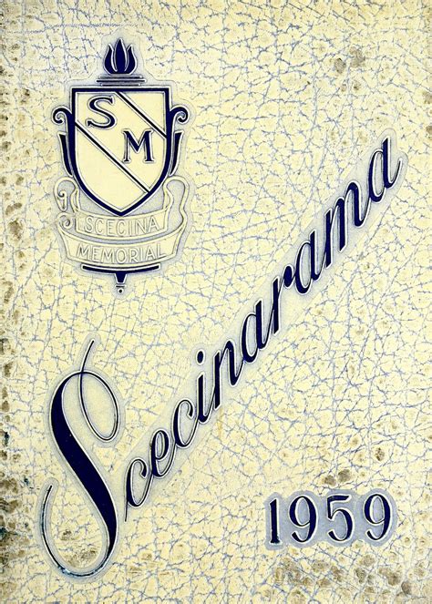 1959 yearbook from Scecina Memorial High School from Indianapolis, Indiana for sale