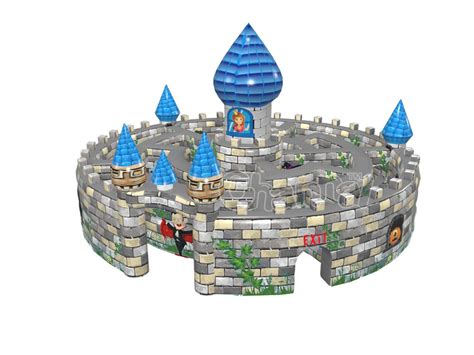 Inflatable Haunted Castle Maze - Channal Inflatables