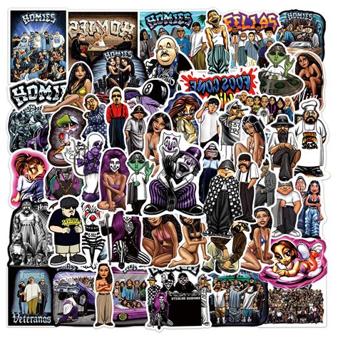 Buy Homies Stickers, 100PCs, Cool Aesthetic Vinyl Stickers and Decals, Laptop Water Bottle for ...