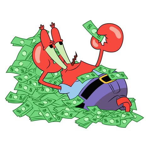 Spongebob Squarepants Mr Krabs Money