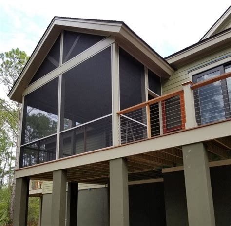 Modern Farmhouse Screened In Porch — Randolph Indoor and Outdoor Design