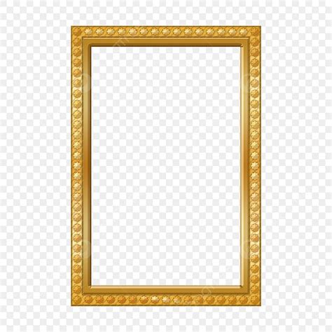 Gold Geometric Frame Clipart Transparent Background, Gold Frame Vector, Deco, Art, Frame PNG ...