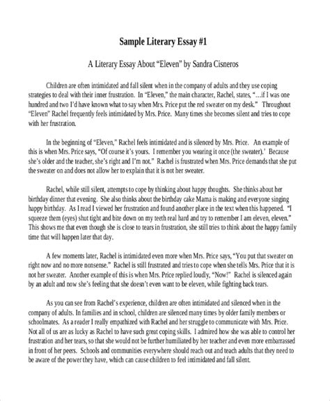 😎 Original composition essay examples. A literary analysis essay example and composition ideas ...