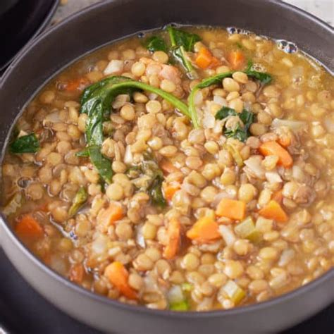 Lentil Spinach Soup - My Forking Life