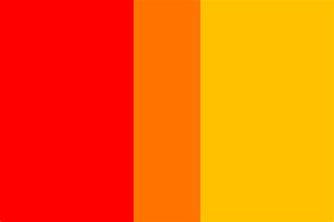 orange yellow and red Color Palette