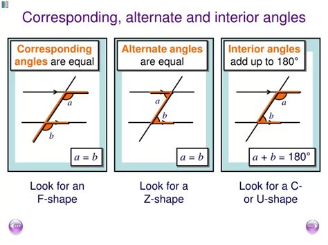 PPT - Corresponding, alternate and interior angles PowerPoint Presentation - ID:9679172