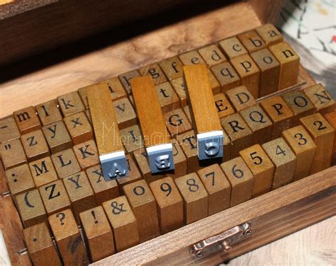 Alphabet Stamp Set Wooden Rubber Stamps Letter Stamps - Etsy