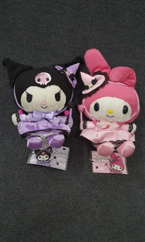 Kuromi & My Melody Halloween Plush Set, Hobbies & Toys, Toys & Games on Carousell