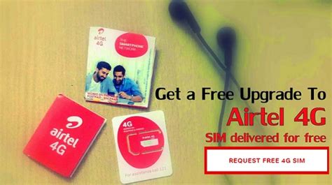 Free Airtel 4G SIM From Airtel.in