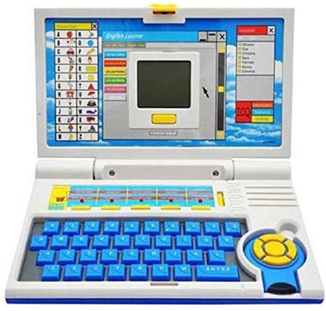 IndusBay 20 Activity Laptop Toys for Kids Boys and Girls - Multipurpose English Learning ...