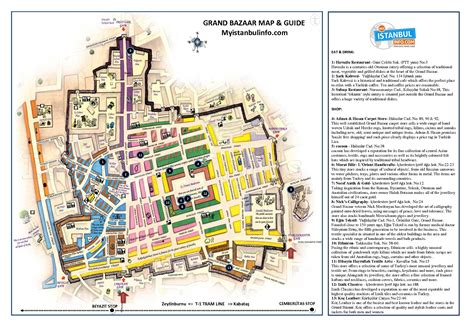 Spice market istanbul map - Map of spice market istanbul (Turkey)