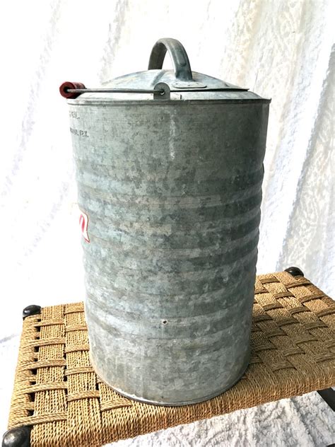 Vintage Igloo Metal Water Cooler 3 Gallon Galvanized Water | Etsy