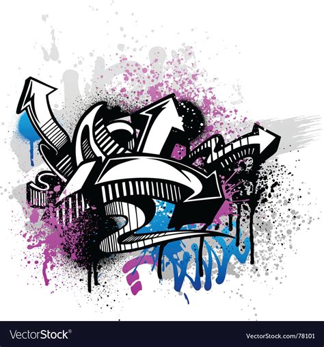 Graffiti background Royalty Free Vector Image - VectorStock