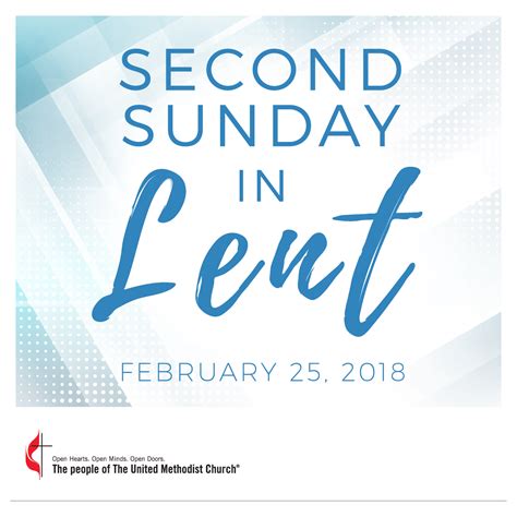 Second Sunday in Lent | Church Butler - Done for you social media for your church!