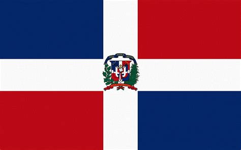 HD wallpaper: red, white, and blue flag, Cross, Dominican Republic, Square | Wallpaper Flare