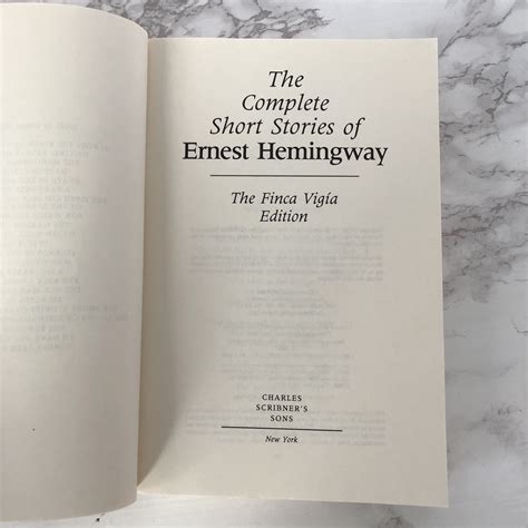 The Complete Short Stories of Ernest Hemingway