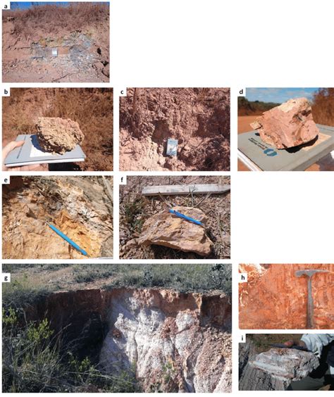 a) Road cut with outcrop of saprolite soil derived from graphite... | Download Scientific Diagram