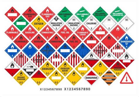 Transport Safety Signs - Vector Graphics