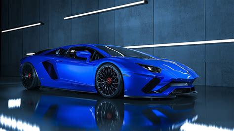 Lamborghini Blue Wallpaper Hd