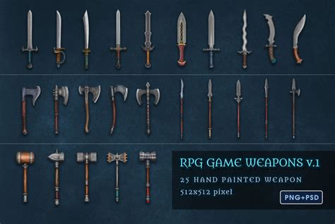 RPG Weapons v.1 | Game Art Partners