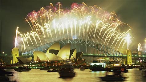 HD wallpaper: fireworks sydney australia bridge sydney opera house | Wallpaper Flare