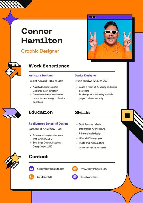 Free custom printable colorful resume templates | Canva