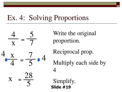 PPT - 7.1 Ratio and Proportion PowerPoint Presentation - ID:484273