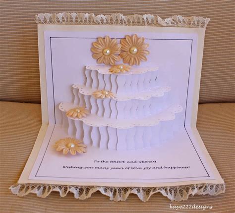 Beyond Beauty: Bridal/Wedding Pop-Up Cake Card