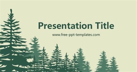 Forest PowerPoint Template