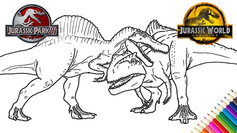 How To Draw A Spinosaurus Vs Giganotosaurus Jurassic World Dominion | Porn Sex Picture