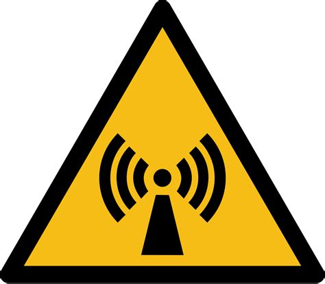 Non-ionizing Radiation Warning Sign (ISO 7010) - Baden Consulting