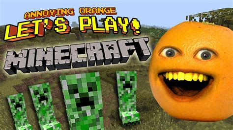 Annoying Orange Let's Play! - MINECRAFT - YouTube