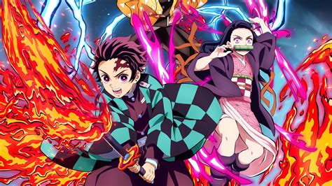 1600x900 Resolution 4k Demon Slayer Kimetsu No Yaiba Poster 2022 1600x900 Resolution Wallpaper ...