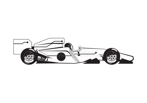 Race Car Drawing Side View