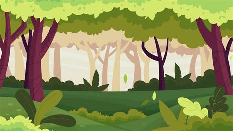 Cartoon Background - Jungle Forest 9914514 Stock Video at Vecteezy