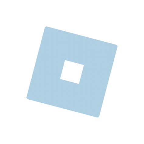 Roblox light blue logo transparent PNG - StickPNG