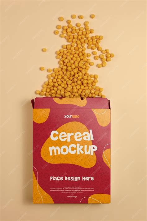 Cereal Box Mockup