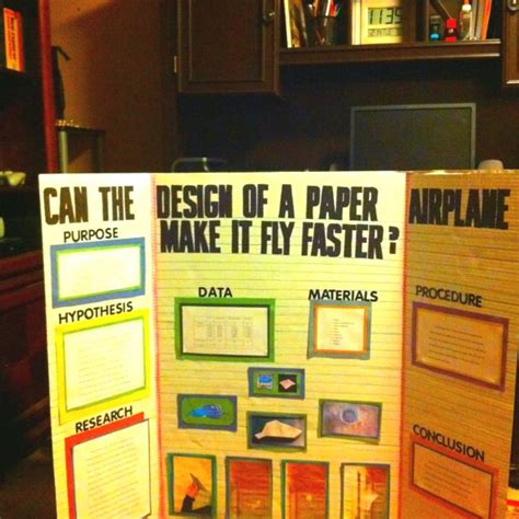 Creative Paper Airplane Science Fair Project