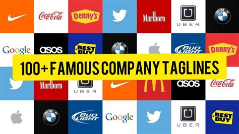 100+ Taglines of brands & famous company Slogans (And How to Make One That Sticks) - YouTube