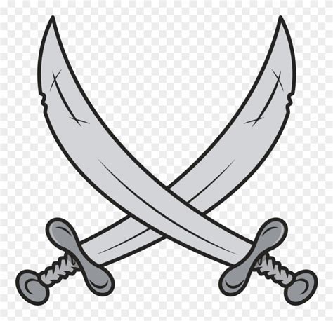 Pirate Swords Png Clipart (#2561712) - PinClipart