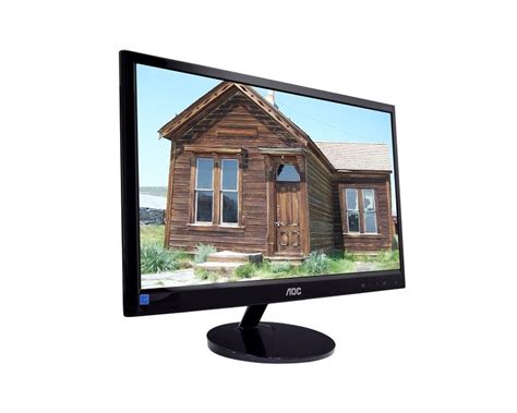 20" AOC e2051Sn 720p Widescreen Slim LED-Backlit LCD Monitor (Black) - Viziotech