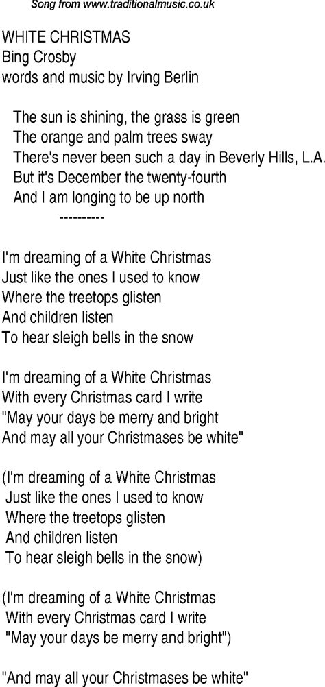 White Christmas Lyrics | This Wallpapers