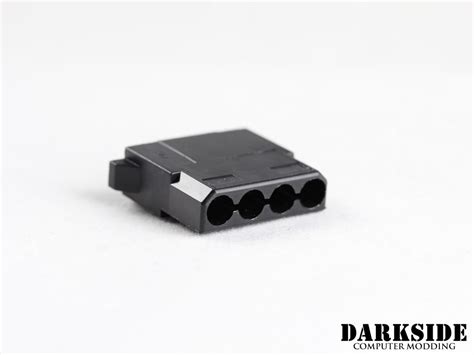 4-pin Female MOLEX Connector -Black - DazMode