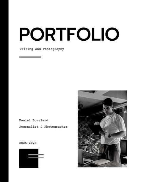 Portfolio Cover Page Examples