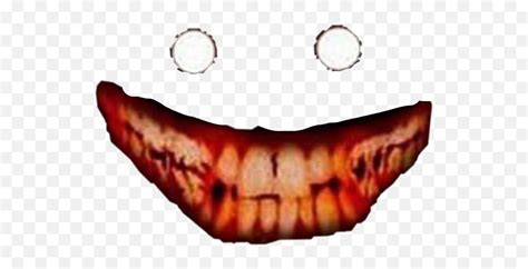 Scary Creepy Smile Sticker - Transparent Creepy Smile Emoji,Scary Smile Emoji - Free Emoji PNG ...