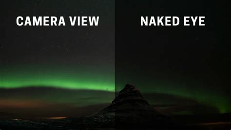 Northern Lights: An Eye vs Camera Comparison